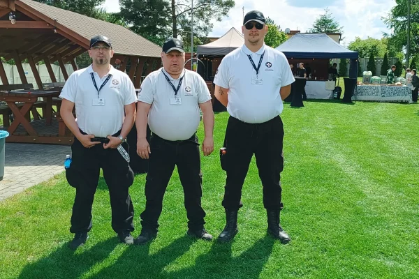Zespół Genesis Security na terenie Festiwalu Wina WEINFEST w Dobrzeniu Małym